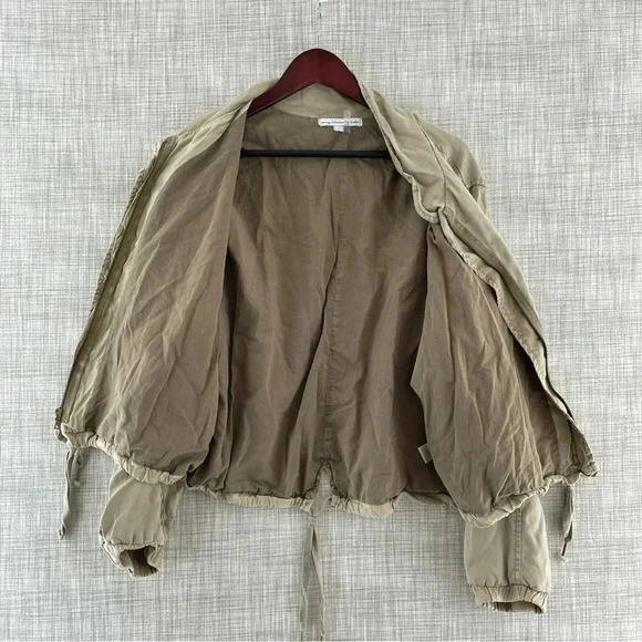 Young Fabulous & Broke Clara Utility Bomber Jacket Women's L 8559/b - Picture 8 of 9